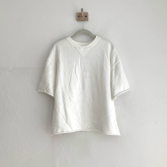 Zara short sleeve interlock sweatshirt - Picture 5 of 16